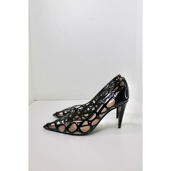 Valentino Garavani Toile Iconographe Black Pump 90mm, Size 37.5 - Picture 3 of 8